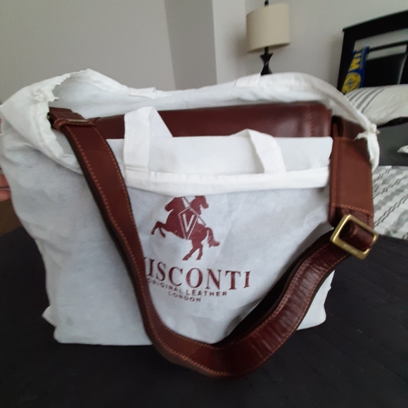 Visconti Of London "Enzo" 15inch Laptop Bag NWT - Picture 9 of 9